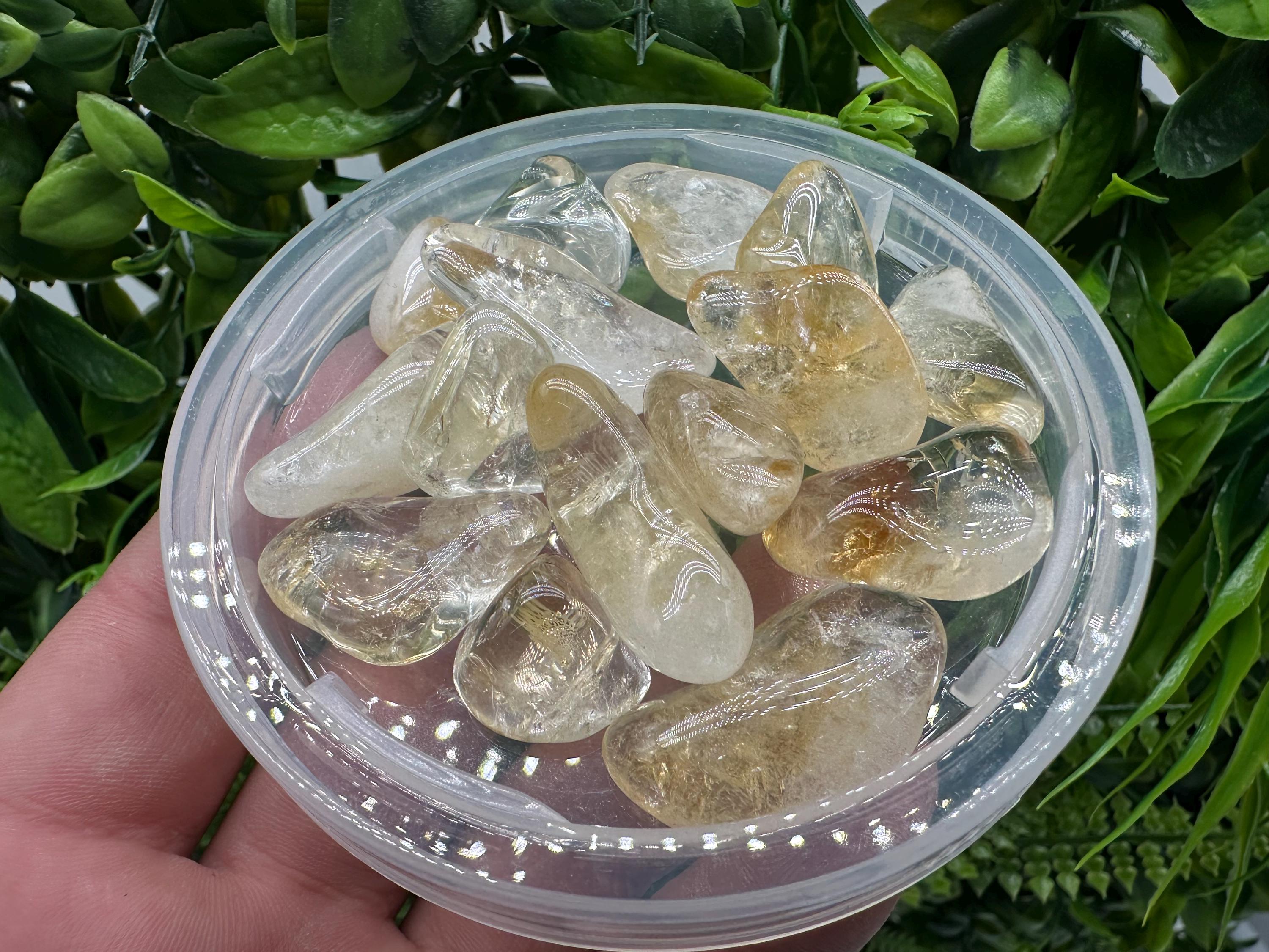 Citrine Tumbled Stone: Healing Crystal Gemstone