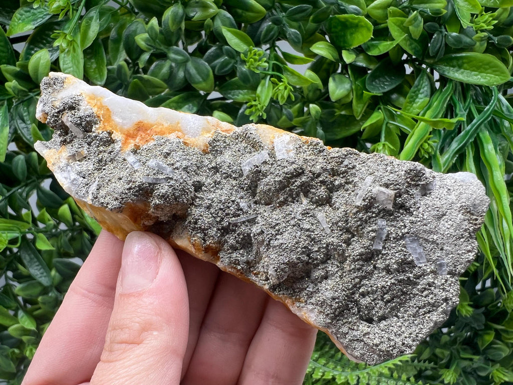 Barite Marcasite on Chalcedony, Androvo Mine, Bulgaria