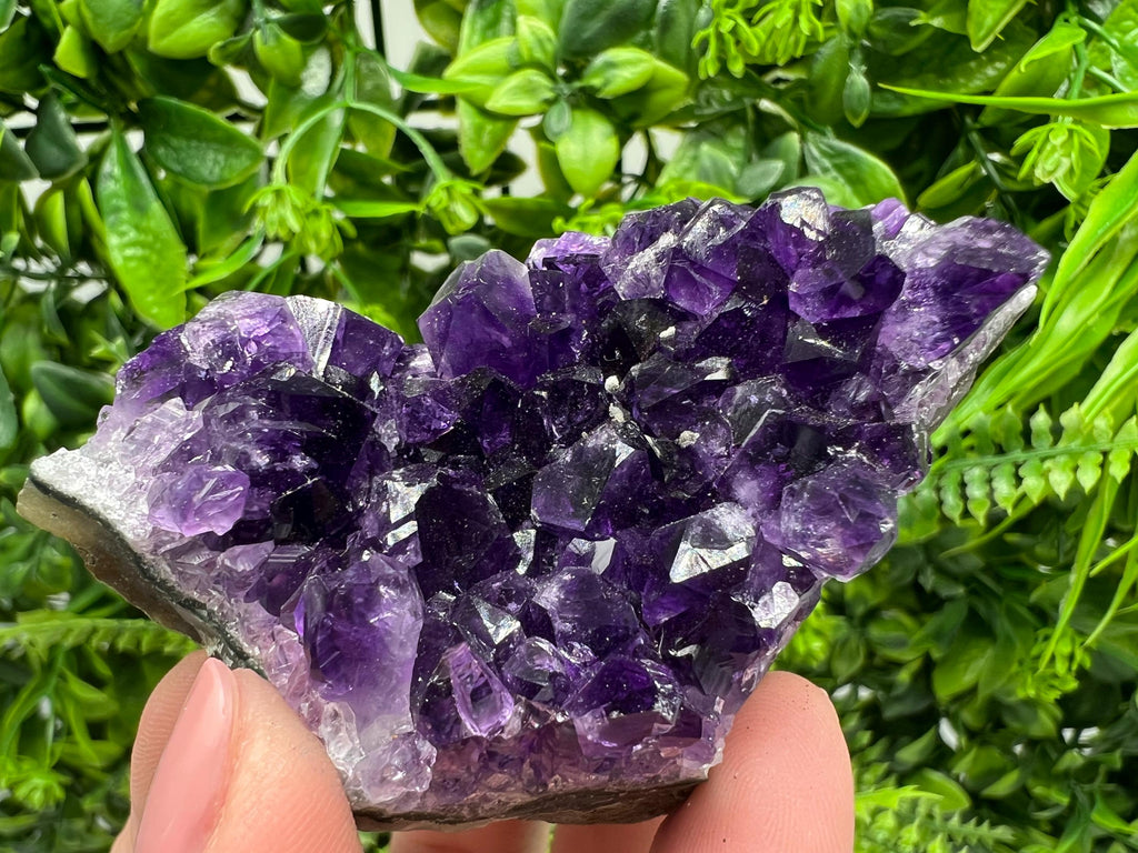 Uruguay Amethyst Crystal: Purple Quartz Home Decor, Energy Stone