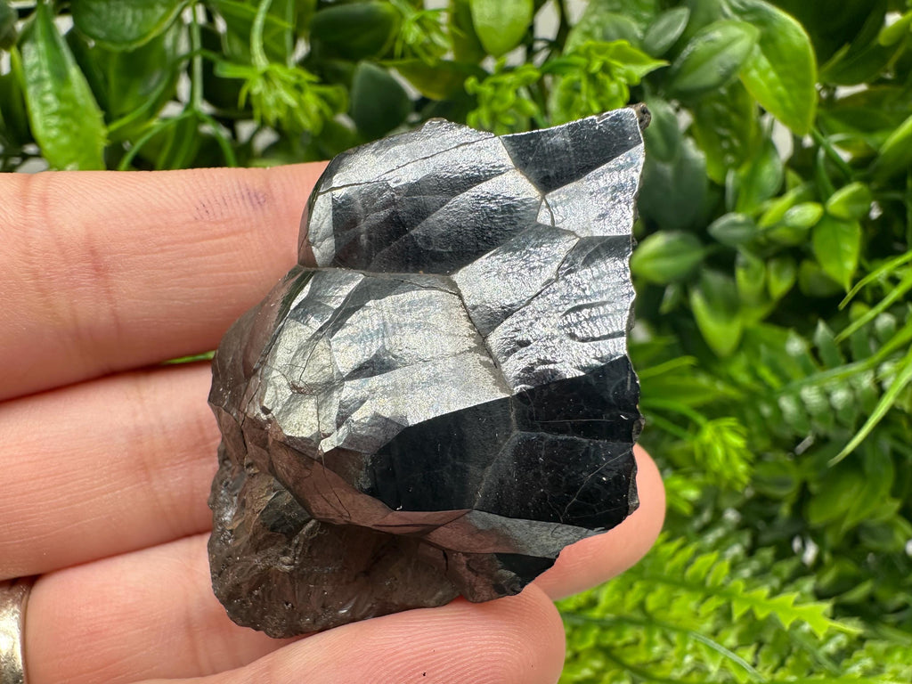 Moroccan Black Botryoidal Hematite Specimen, Chakra Reiki Crystal