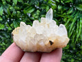 Bulgarian Quartz Mineral Specimen: Iron Oxide Limonite Inclusion