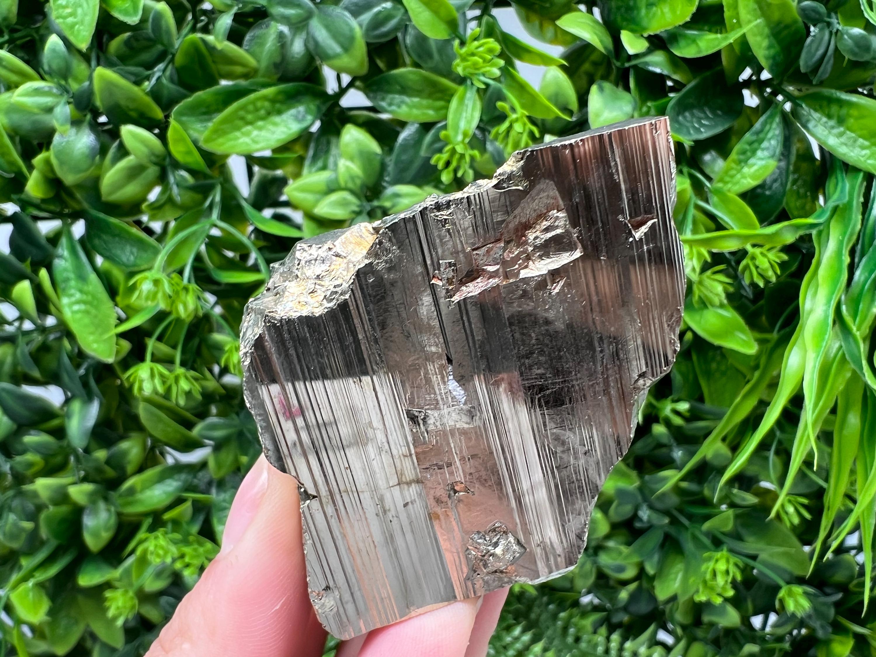 Rare Crystallized Rainbow Pyrite Cluster, Borieva Mine, Bulgaria