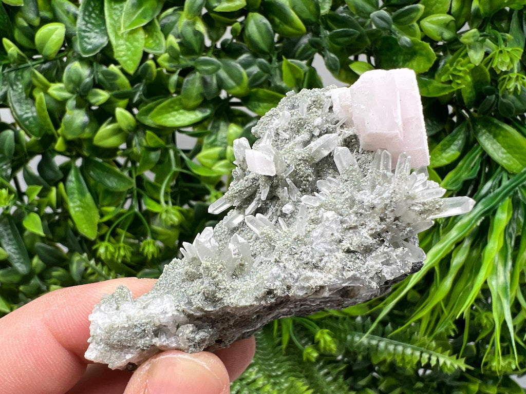 Calcite with Quartz Mineral Specimen, Borieva Bulgaria