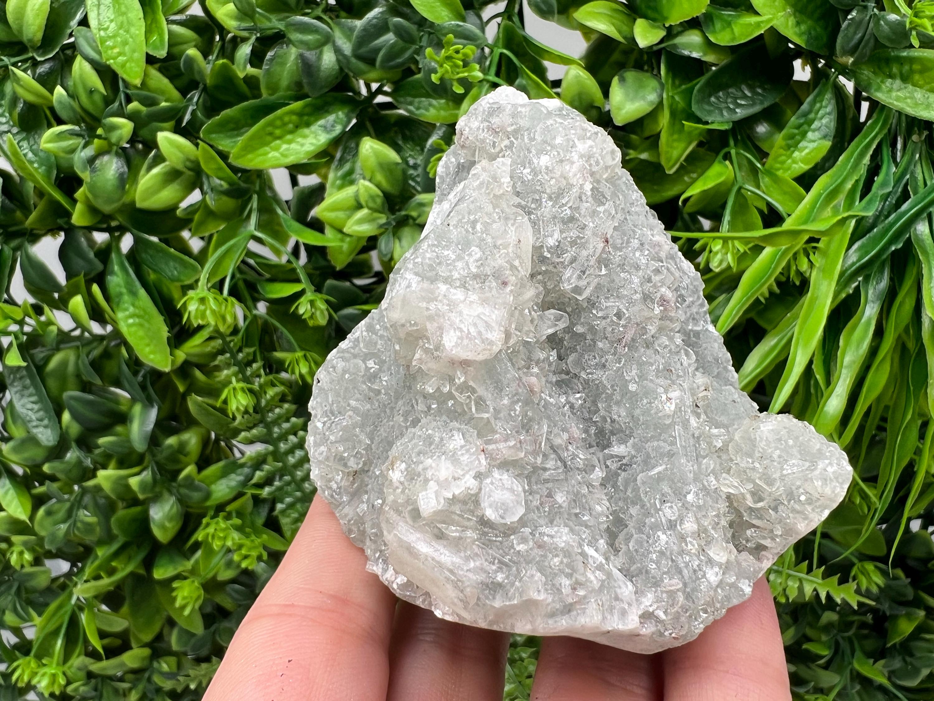 Natural Chalcedony Specimen, India Crystals, Home Decor