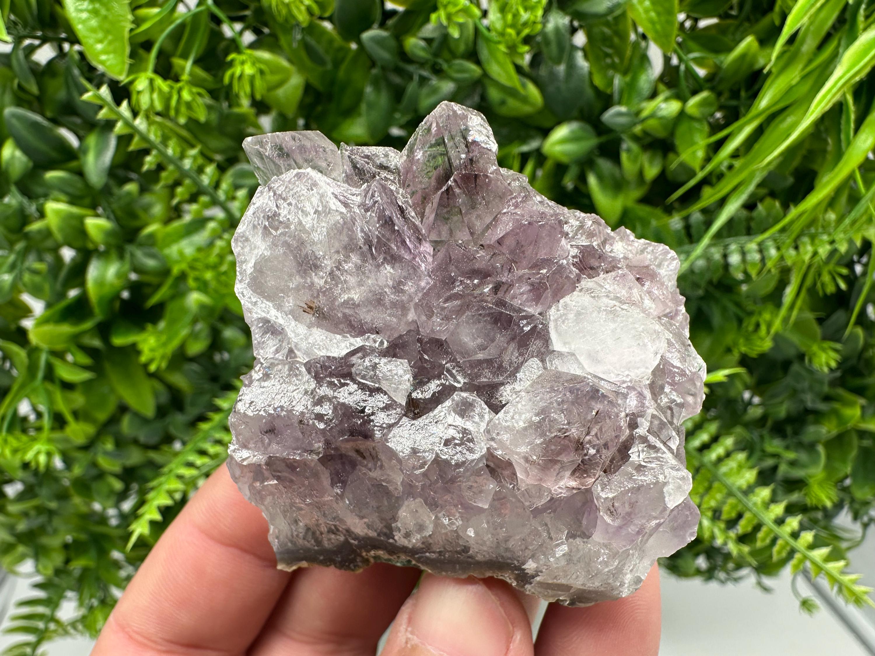 Brazilian Amethyst Crystal Cluster, Purple Quartz Specimen