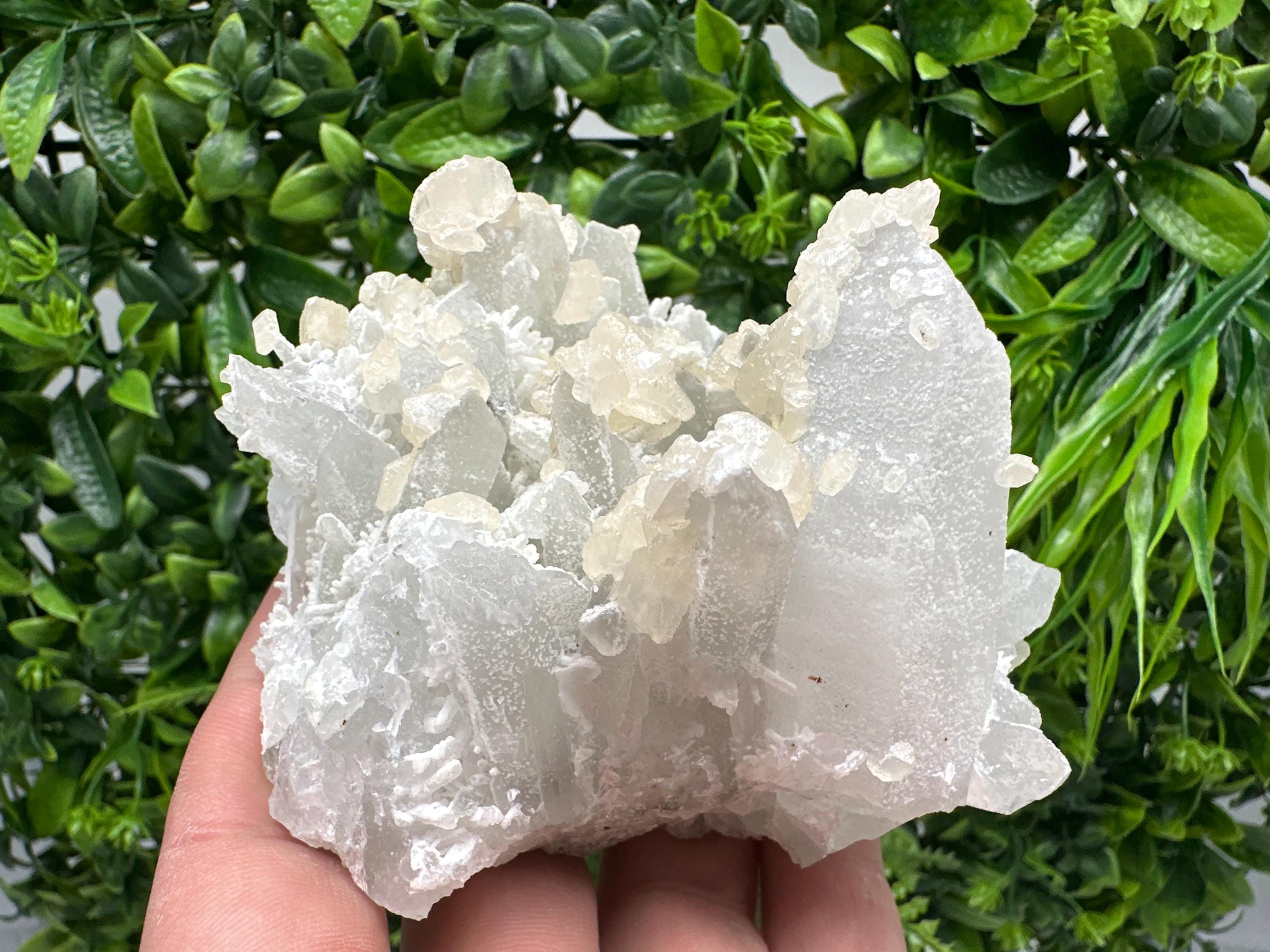 Milky Quartz Calcite Specimen, Borieva Mine Bulgaria, Home Decor Stone