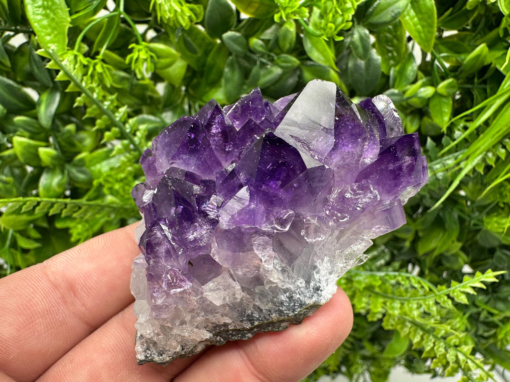 Uruguay Amethyst Cluster: Purple Quartz Crystal, Home Decor