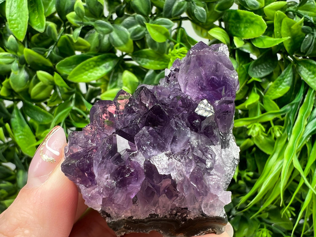 Uruguay Amethyst Crystal: Purple Quartz Home Decor, Energy Stone