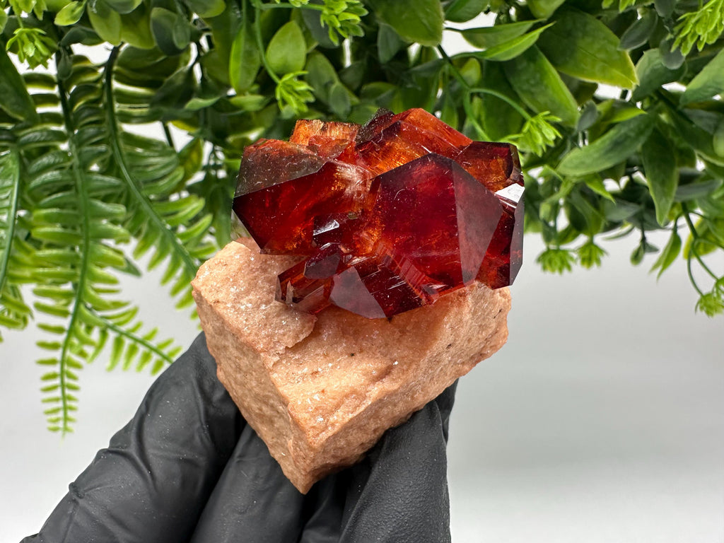 Orange-Brown Arcanite Mineral Specimen, Santa Ana Tin Mine