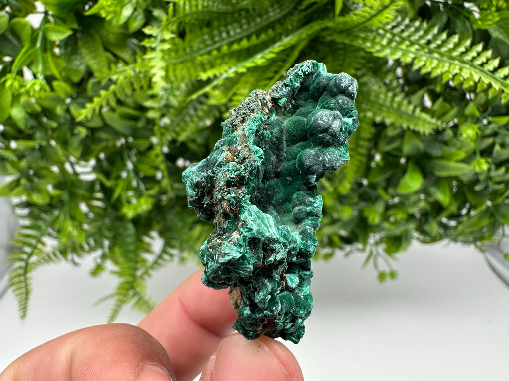Green Polished Malachite Crystal, Congo Mineral Specimen