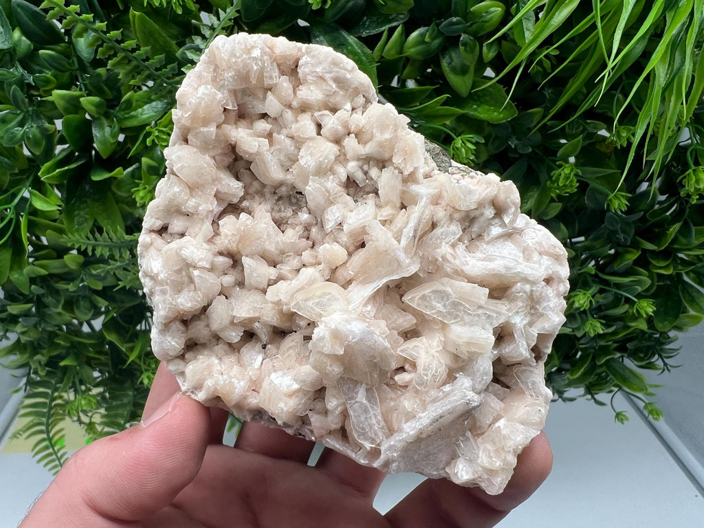 Apophyllite Stilbite Chalcedony Specimen, India Minerals, Crystal Stone