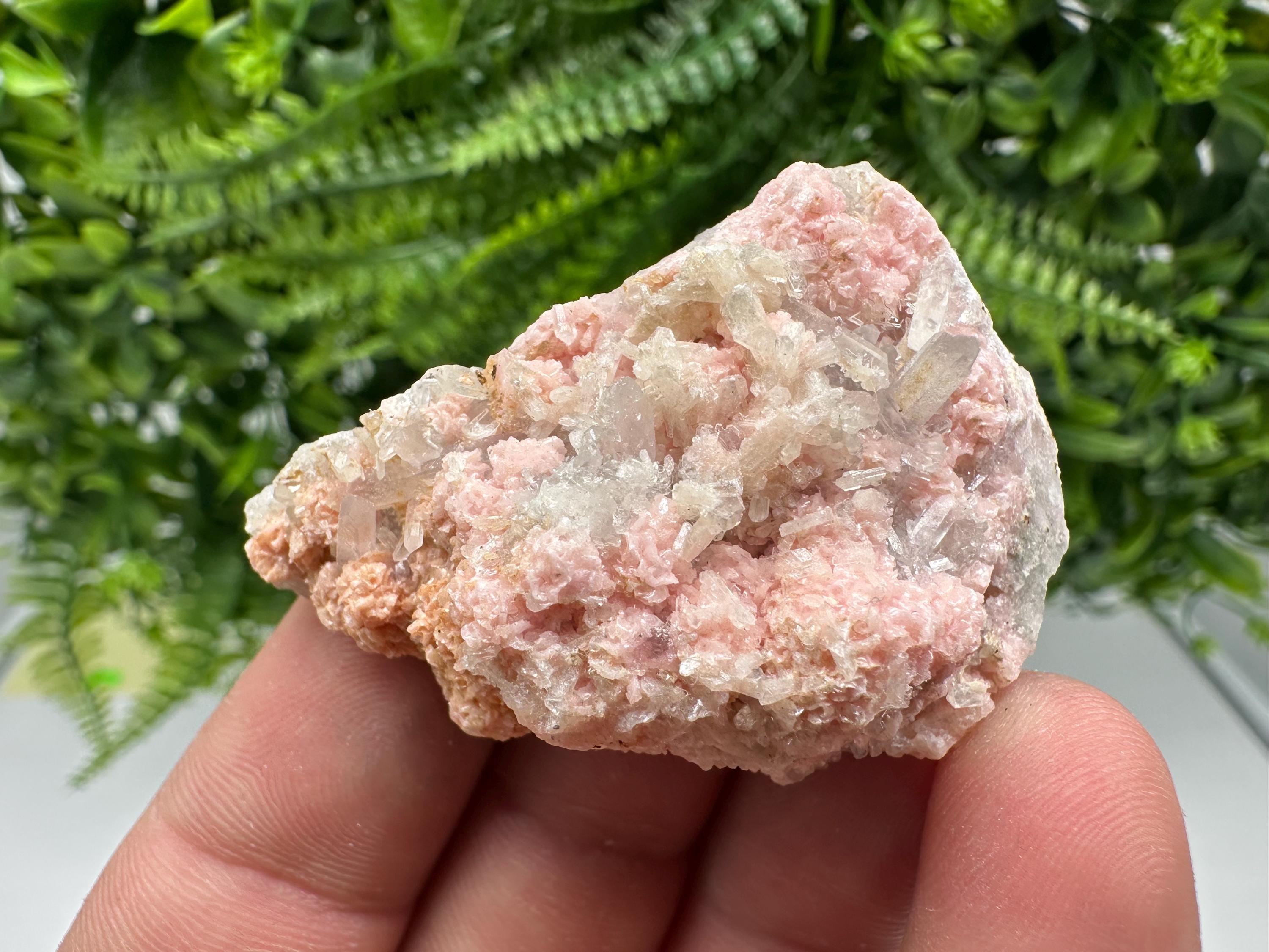 Pink Rhodochrosite Crystal: Starnica Mine, Bulgaria