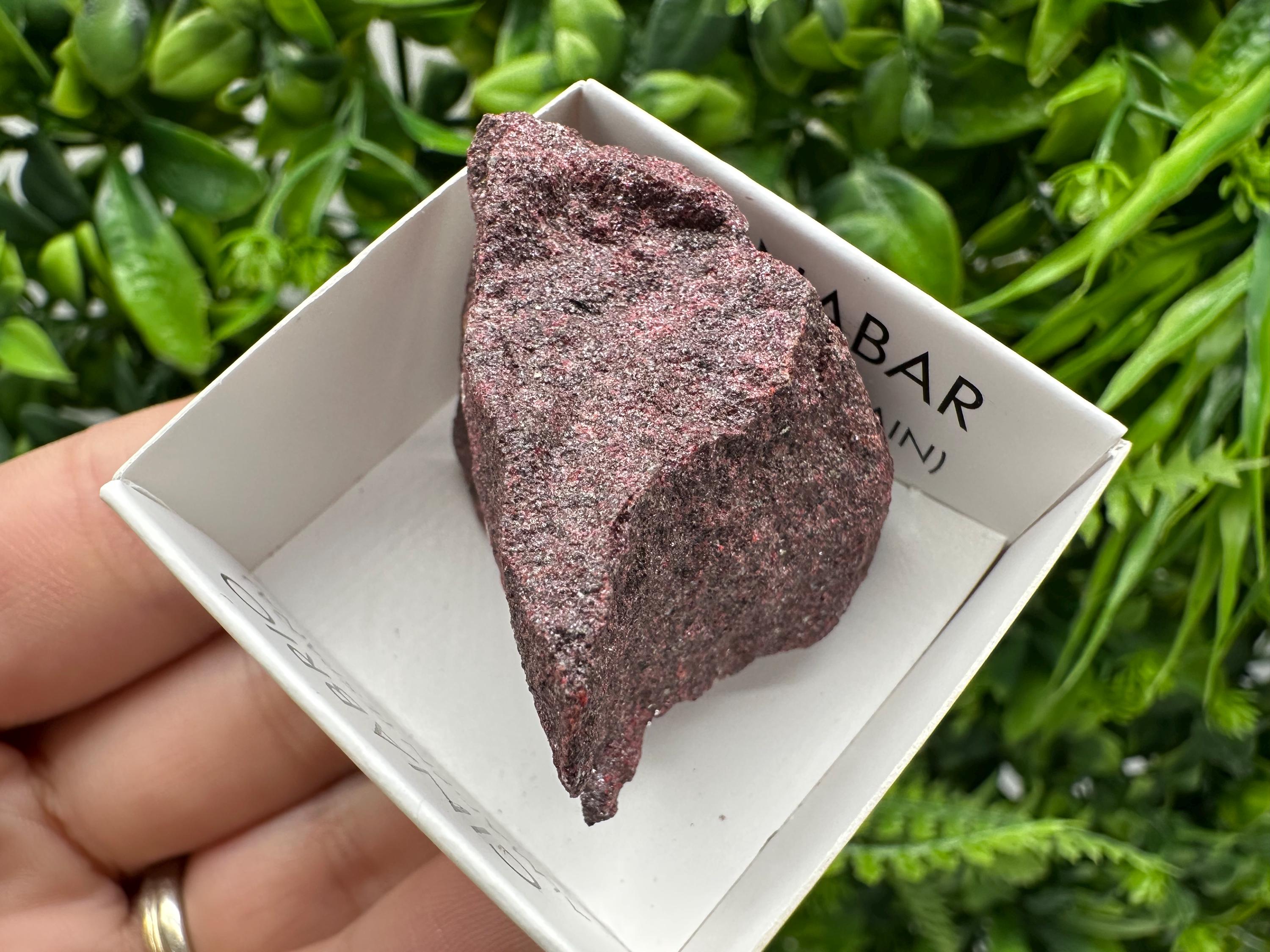 Red Cinnabar Crystal Specimen: Almaden Mines, Spain - Chakra Stone