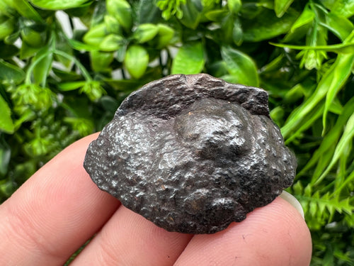 Botryoidal Black Hematite Specimen: Moroccan Crystal, Chakra Reiki