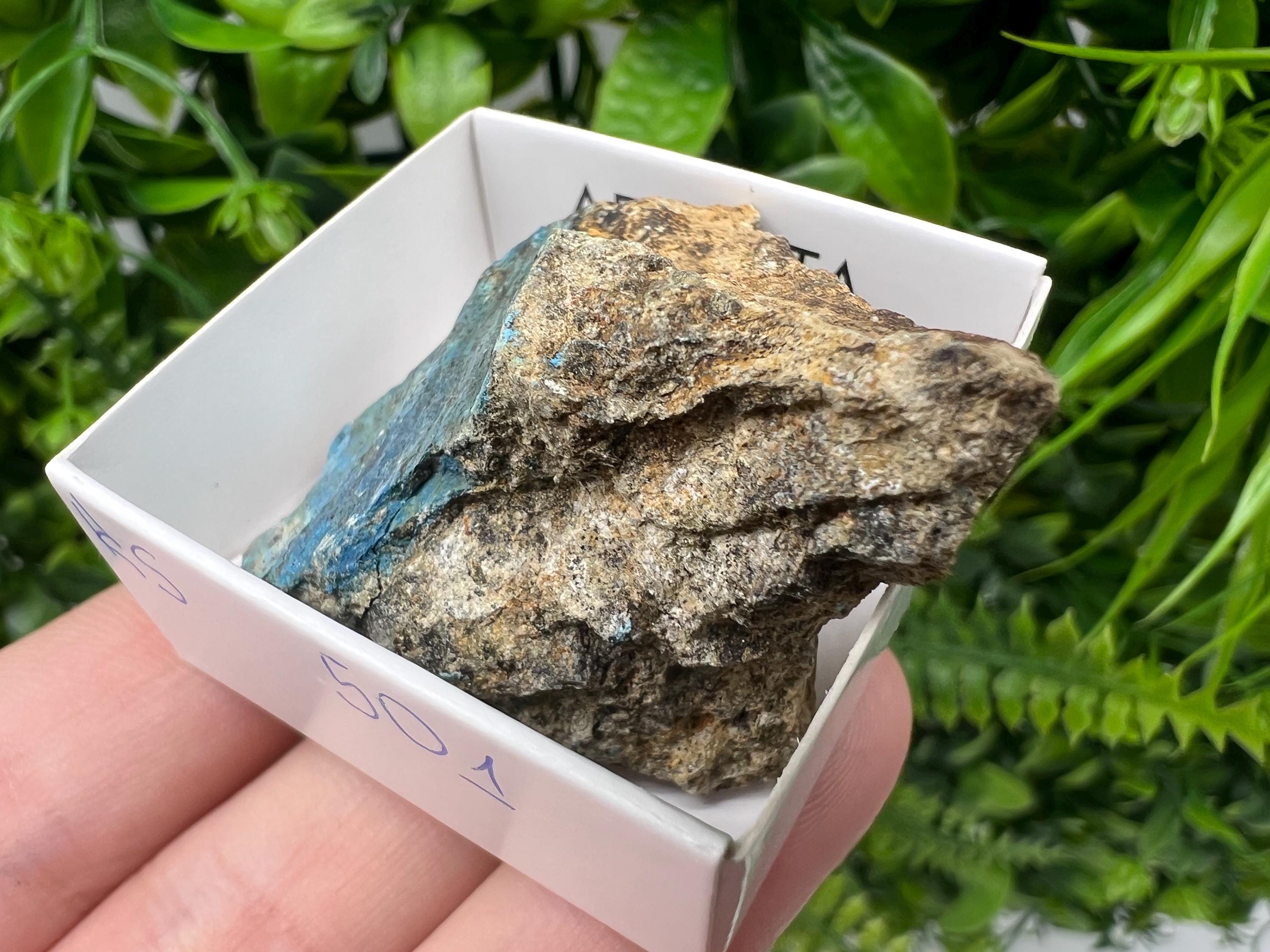 Rare Raw Aerinite Mineral Specimen: Collection Crystal from Lleida, Spain