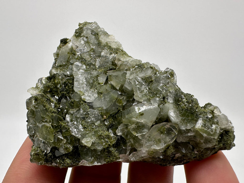 Rainbow Epidote with Quartz, Hakkari Turkey Mineral Specimen
