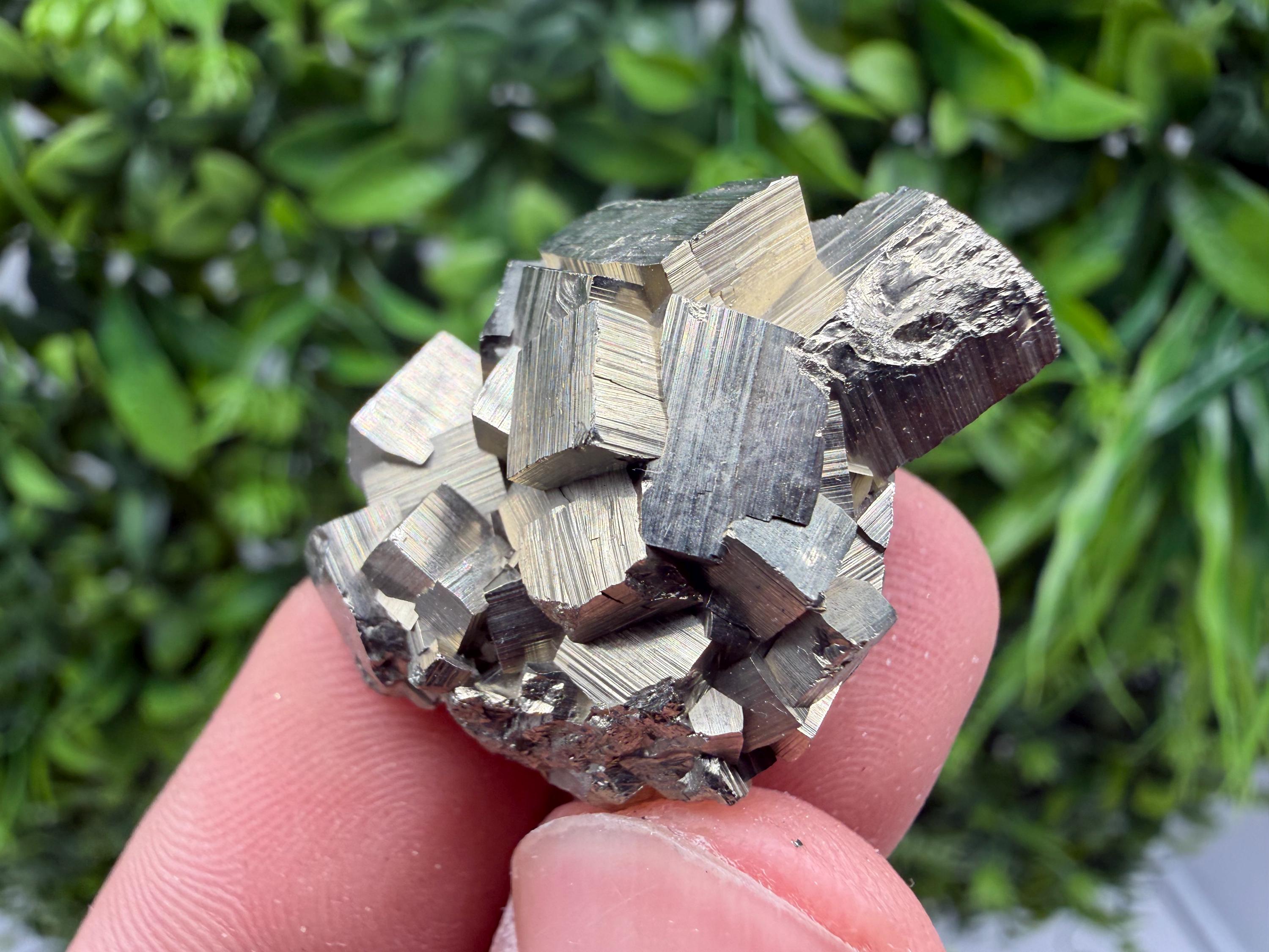 Rare Floating Pyrite Cluster, Fool’s Gold Crystal Decor