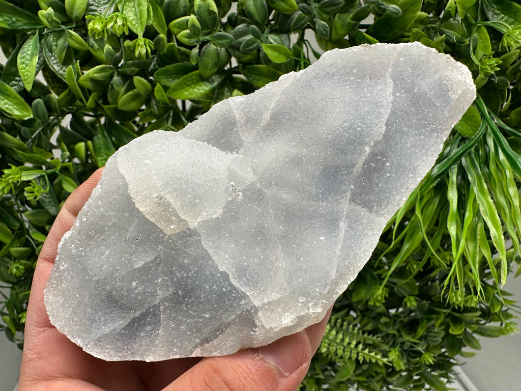 Natural Chalcedony Specimen, India Crystals, Home Decor