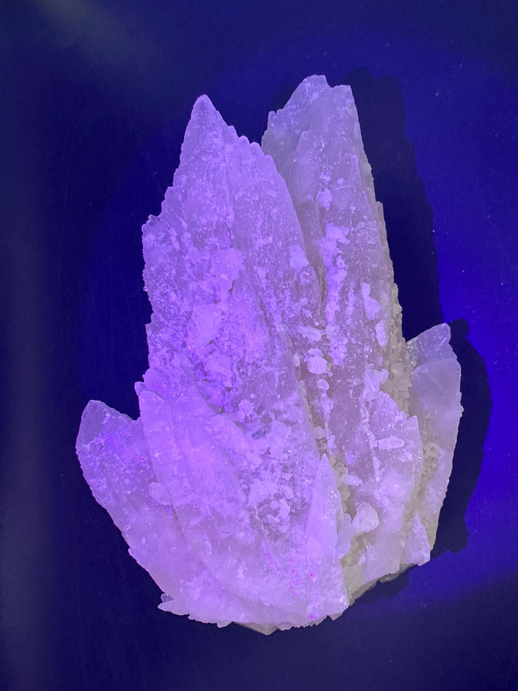 Calcite on Green Quartz: Rare Healing Crystal from Bulgaria