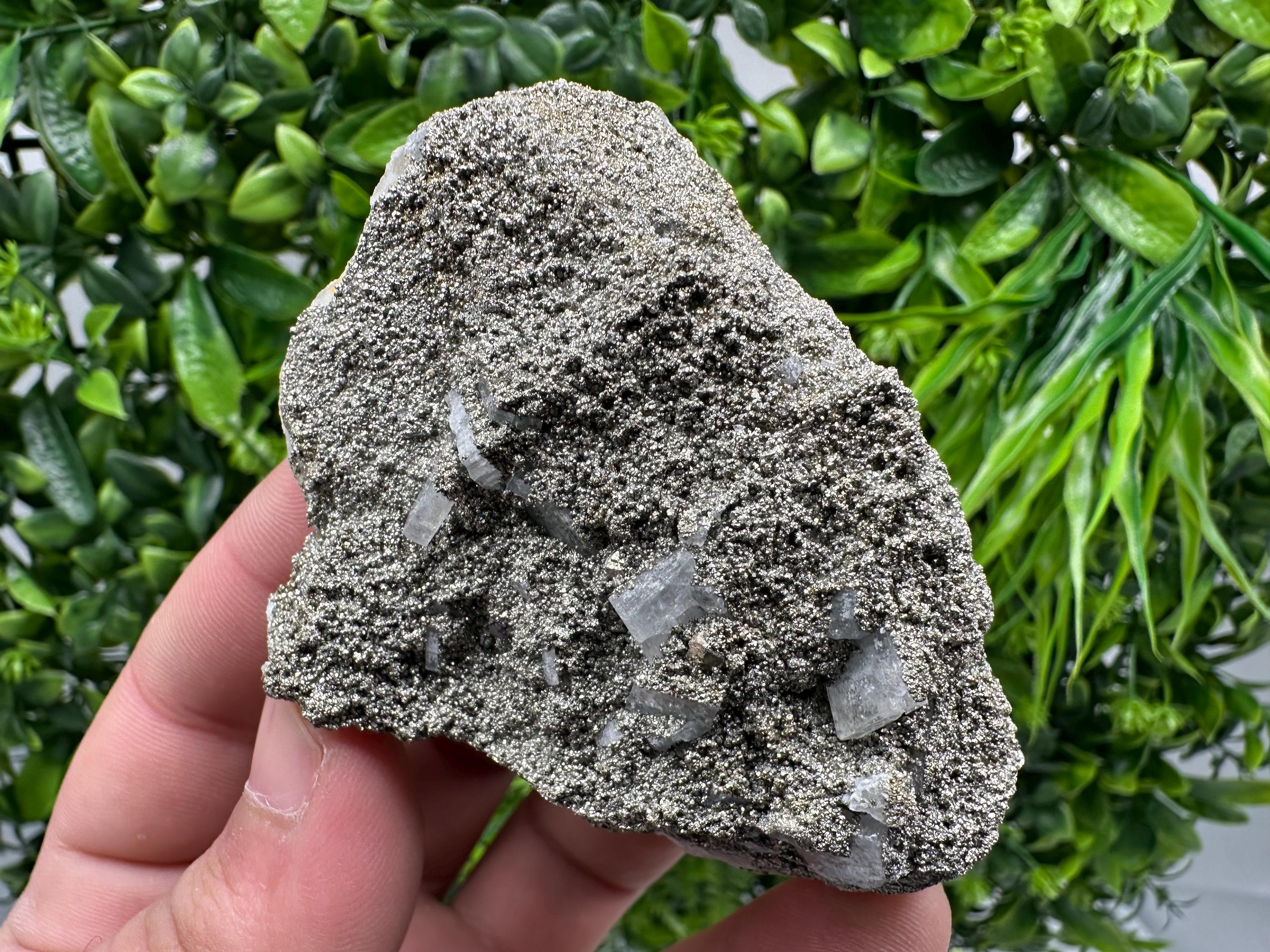 Barite Marcasite on Chalcedony: Androvo Bulgaria Crystal Cluster
