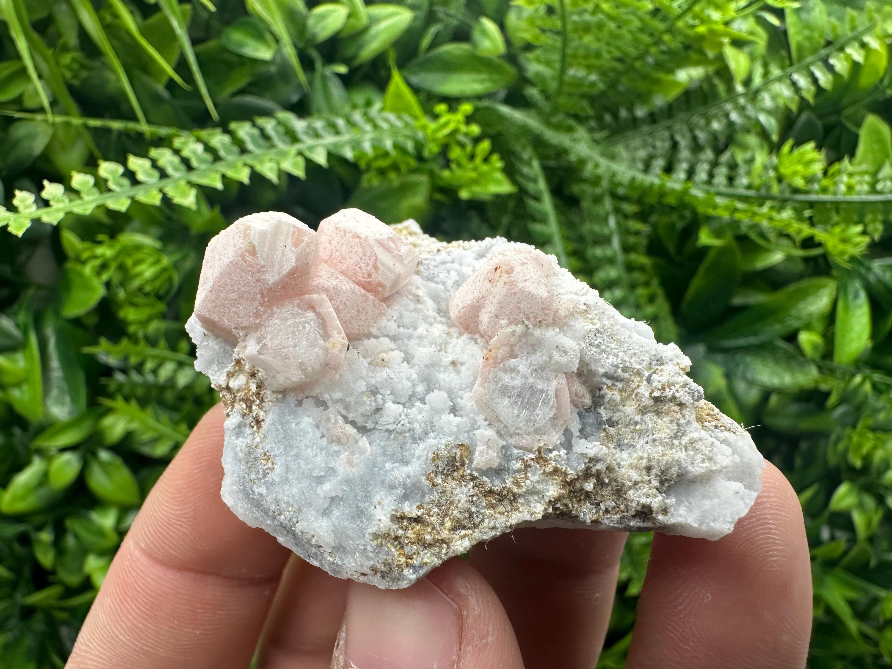 Mangano Calcite on Marcasite with Barite, Bulgaria Mineral Specimen