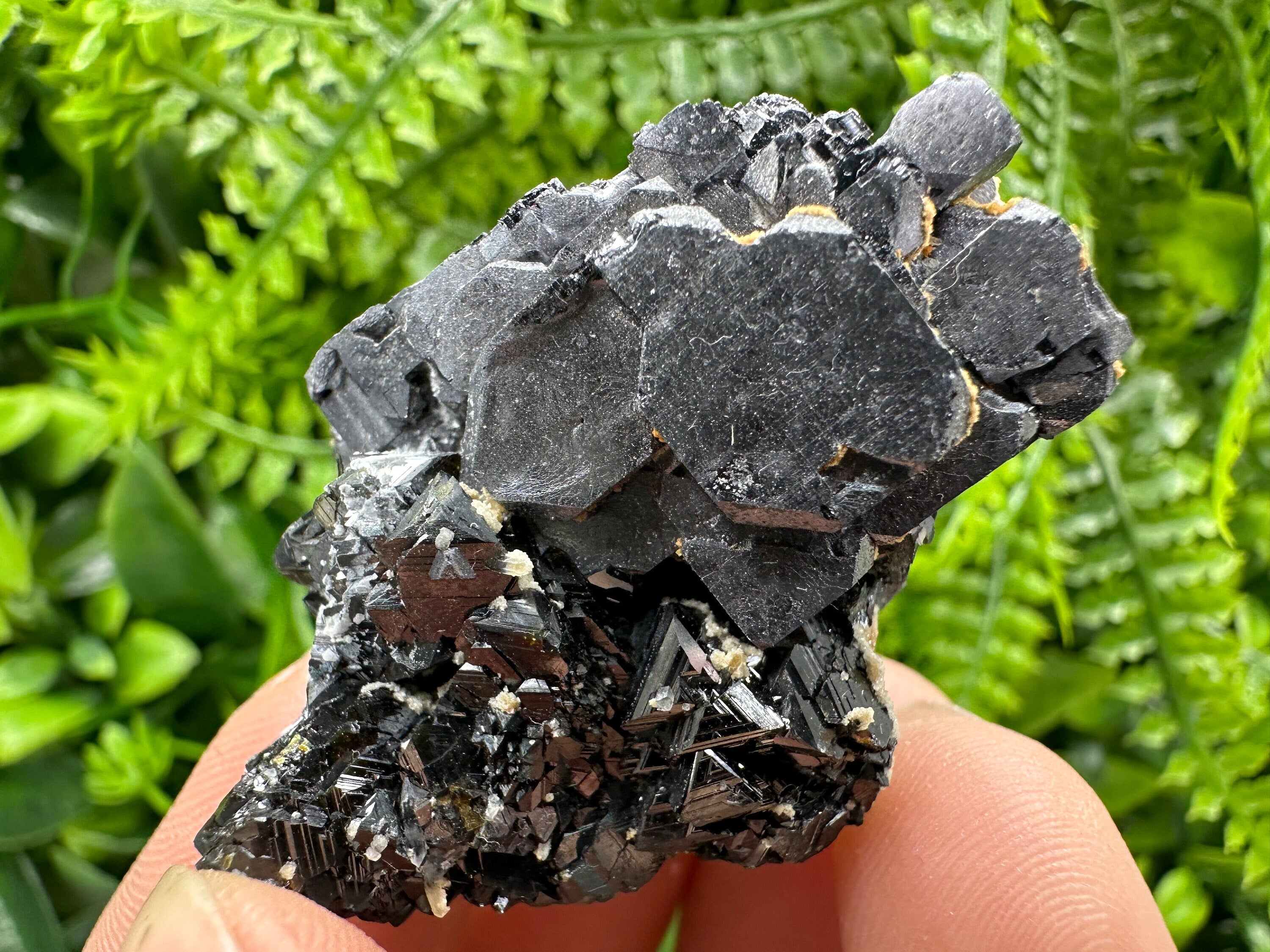 Skeletal Galena on Sphalerite, Natural Crystal Home Decor