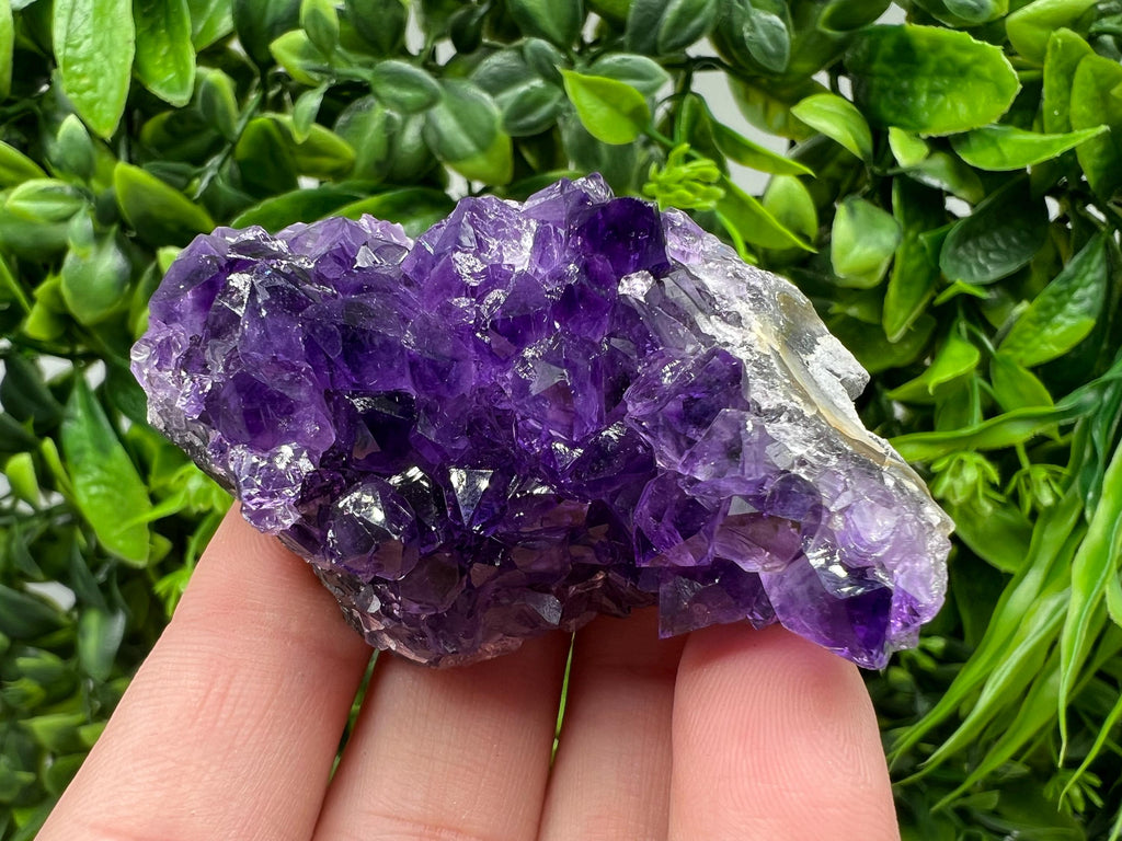 Uruguay Amethyst Crystal: Purple Quartz Home Decor, Energy Stone