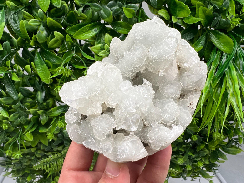 Apophyllite Stilbite Chalcedony Specimen: India Minerals Collection