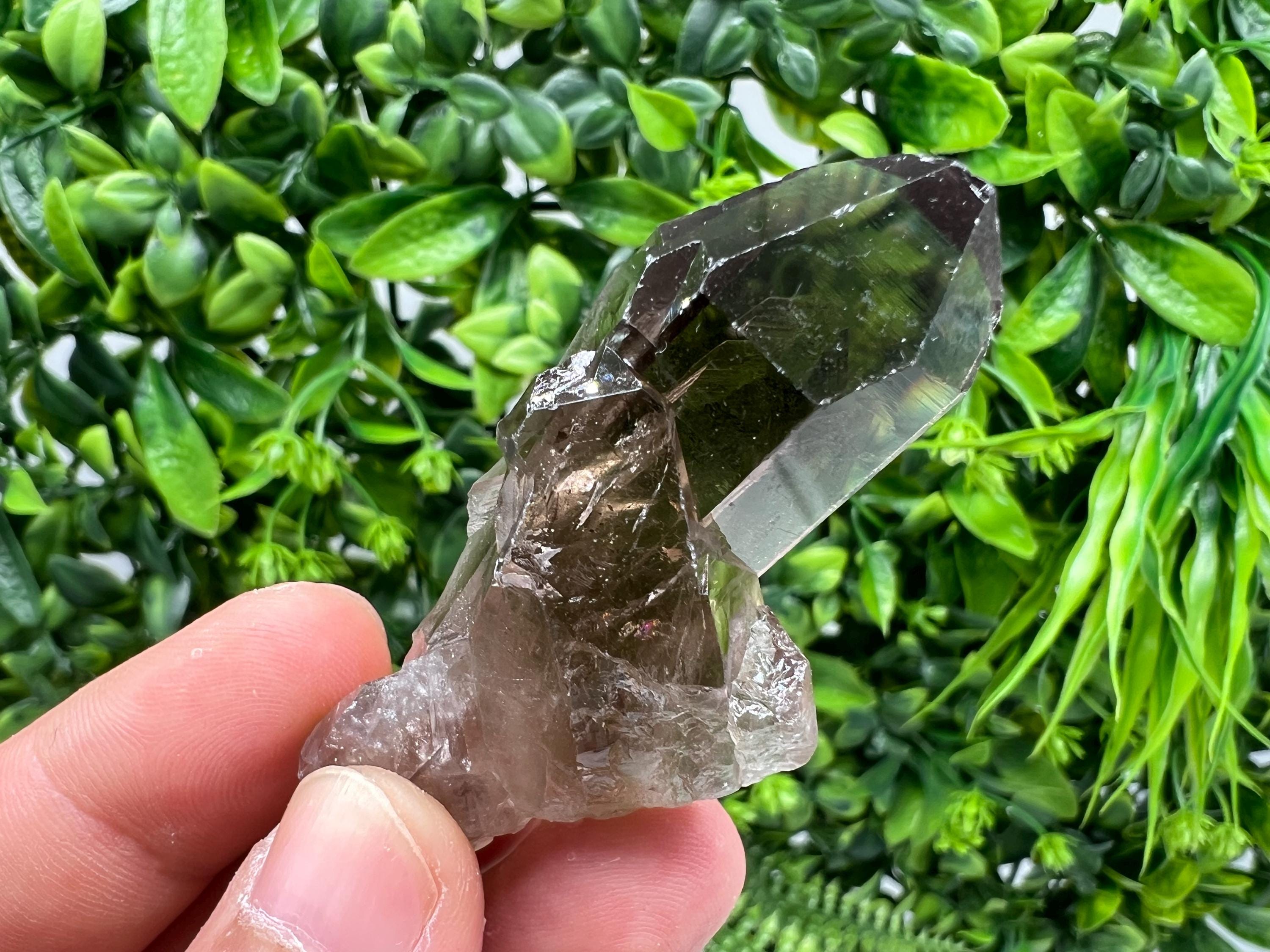 Rare Smoky Quartz Crystal Specimen: Brazilian Mineral Collection