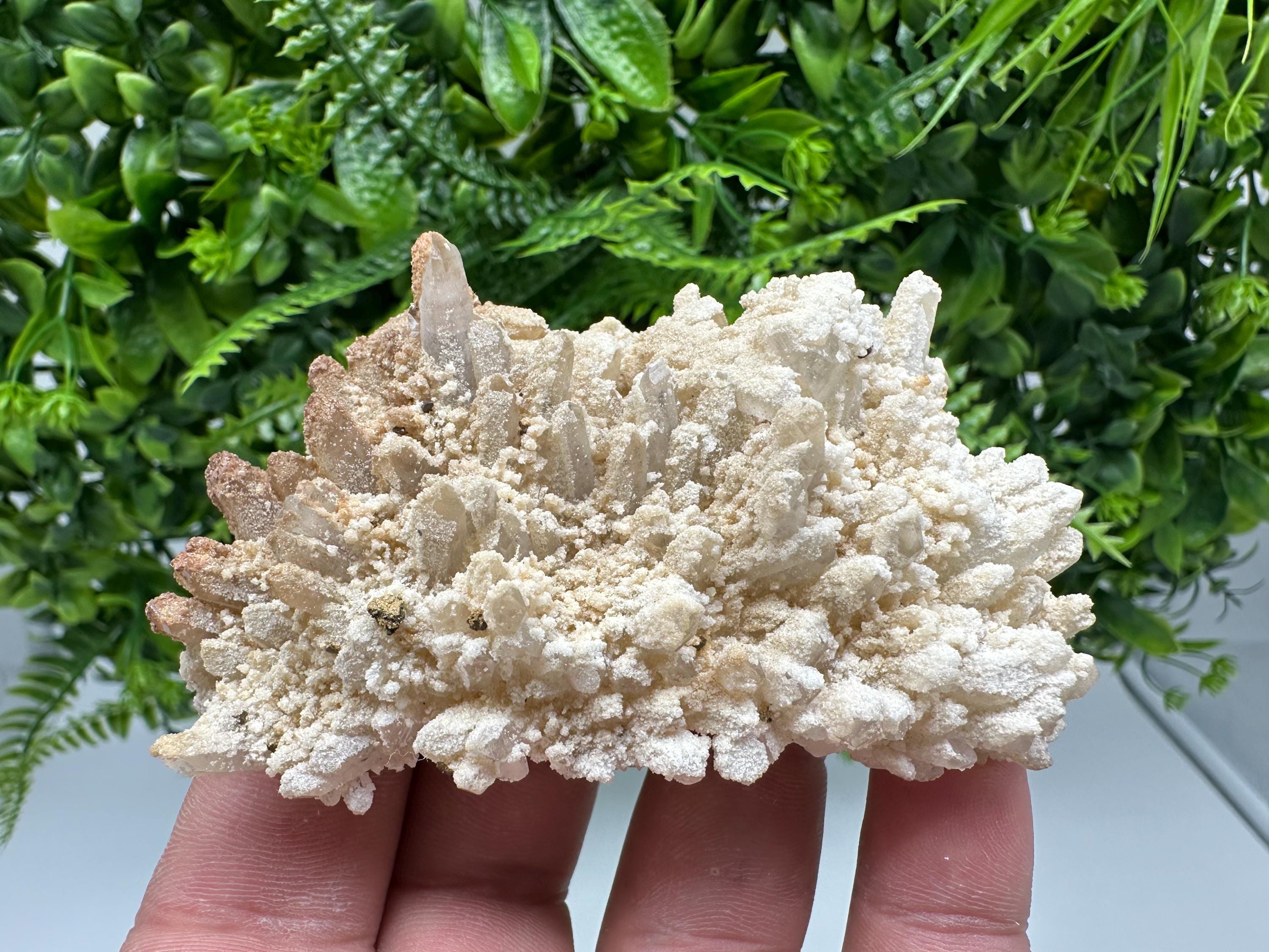 Quartz Calcite Chalcopyrite Specimen: Krushev Dol Mine, Bulgaria