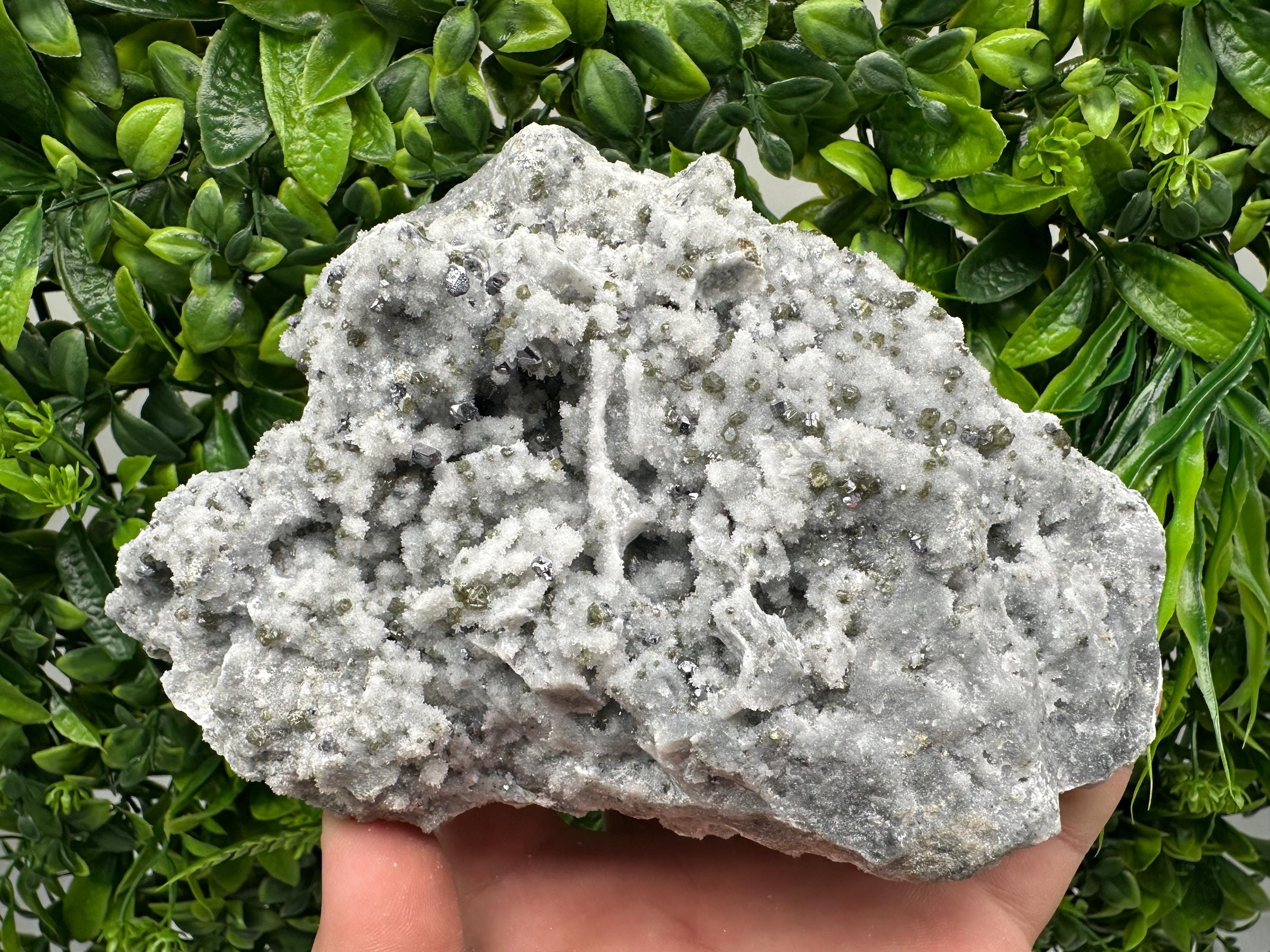 Mirror Galena, Cleiophane on Chalcedony, Madan Bulgaria Crystal Specimen