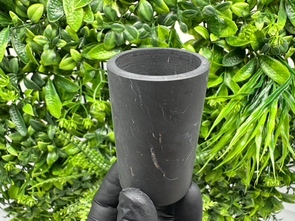Shungite Cup (70mm): Unpolished Stone Water Cup