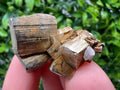 Rainbow Pyrite with Calcite, Natural Crystal Souvenir