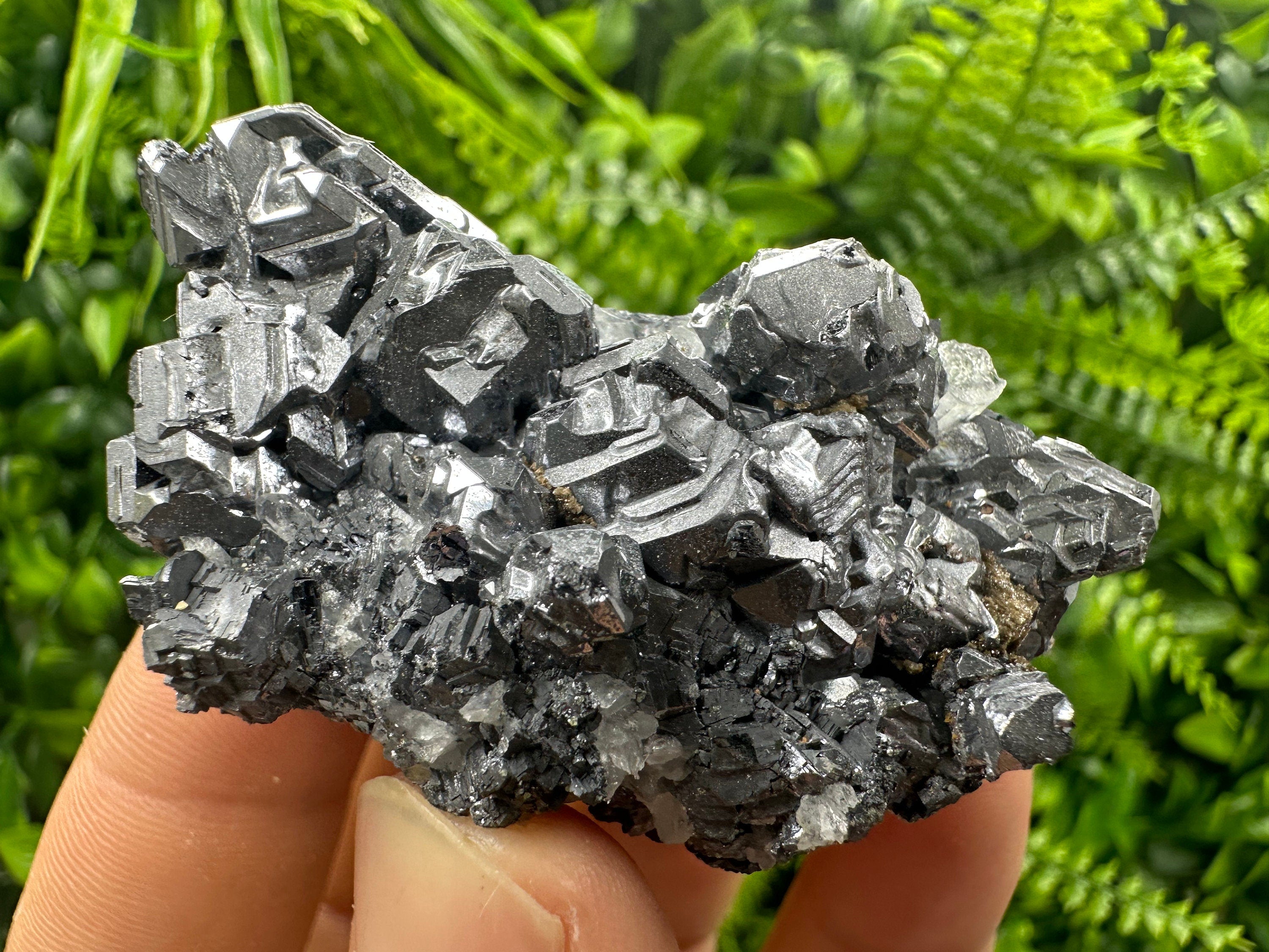 Galena Spinel Quartz Crystal: Natural Mineral Home Decor