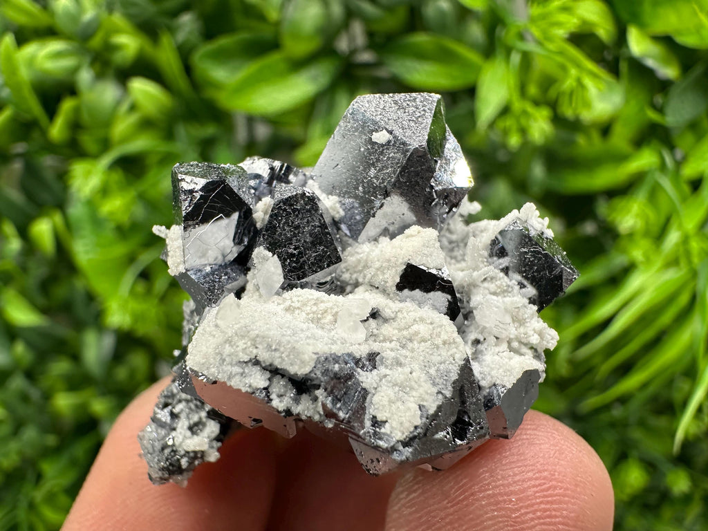 Galena Spinel with Quartz and Calcite, Borieva Mine Mineral Specimen