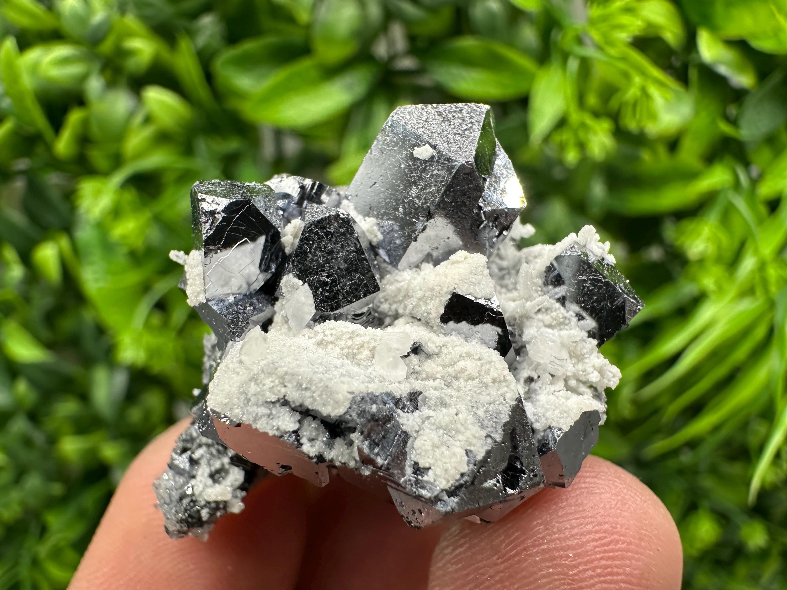 Galena Spinel with Quartz and Calcite, Borieva Mine Mineral Specimen
