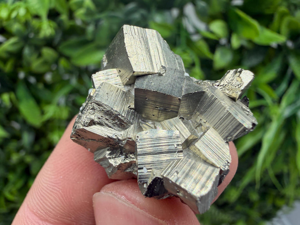 Rare Floating Pyrite Cluster, Fool’s Gold Crystal Decor