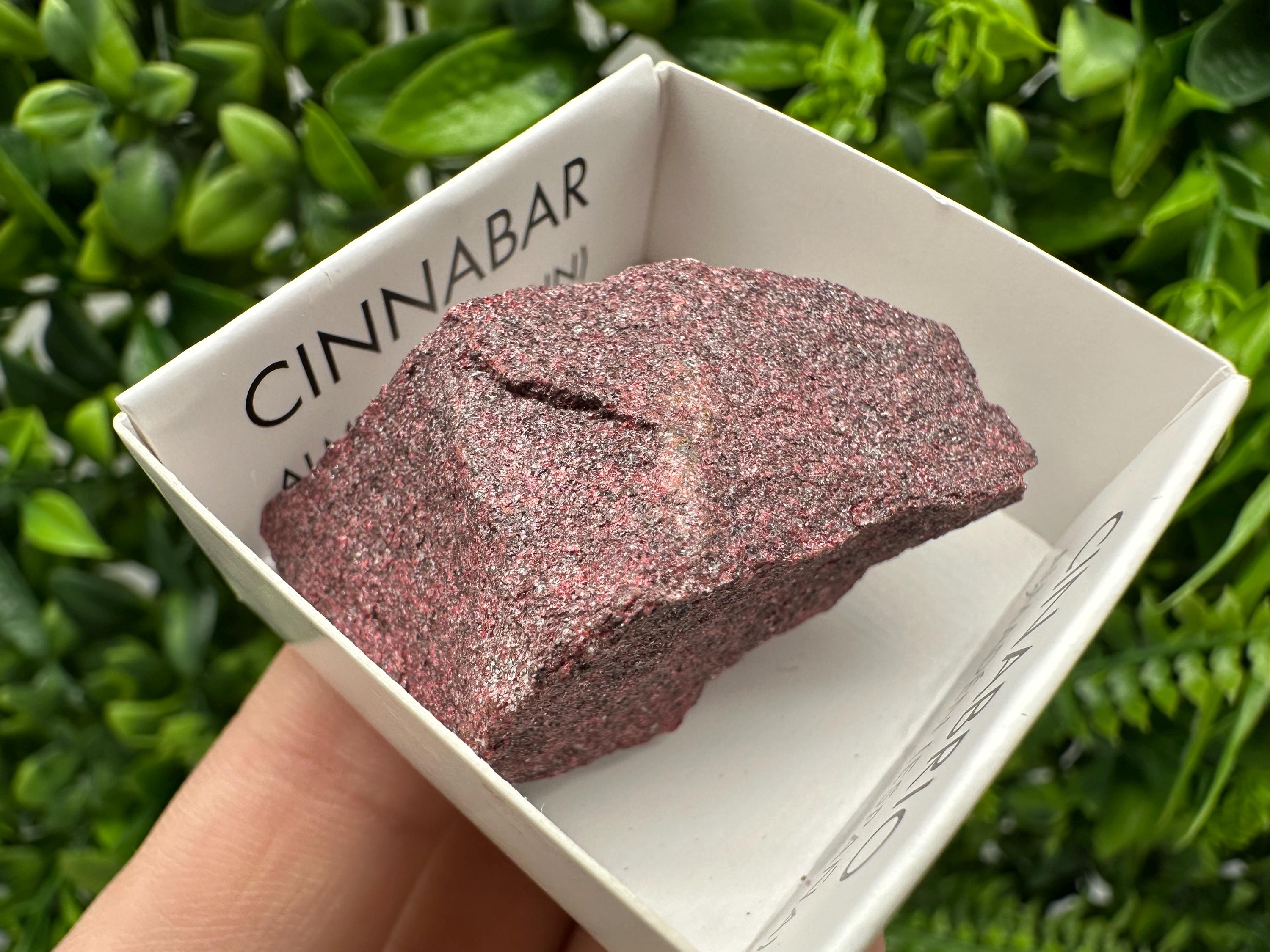 Red Cinnabar Crystal Specimen: Almaden Mines, Spain - Chakra Stone (4.5/2.5 cm)