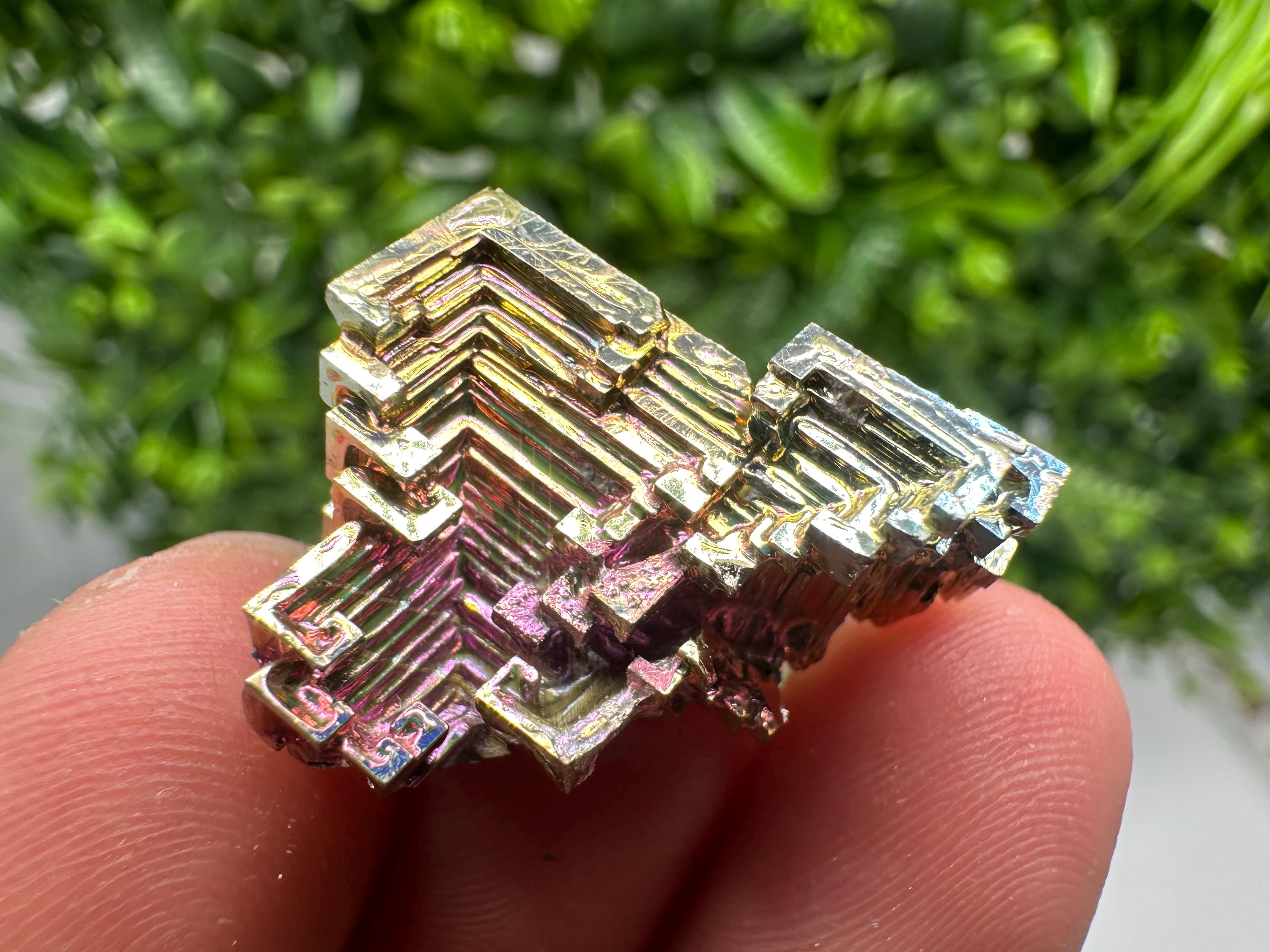 Rainbow Bismuth Crystal: Rare Gemstone Specimen,wholesale Bismuth