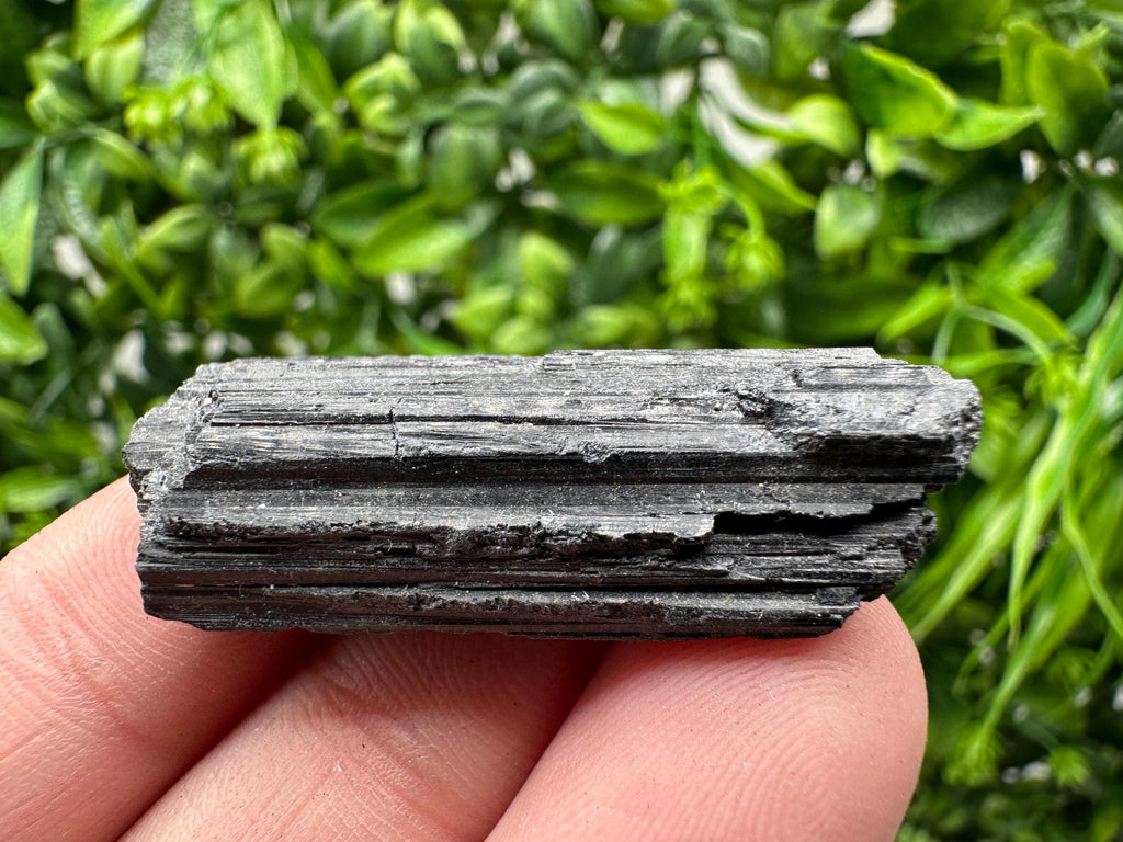 Natural Black Tourmaline Crystal – Raw Protective Stone, Healing Crystal, Grounding Mineral Gift