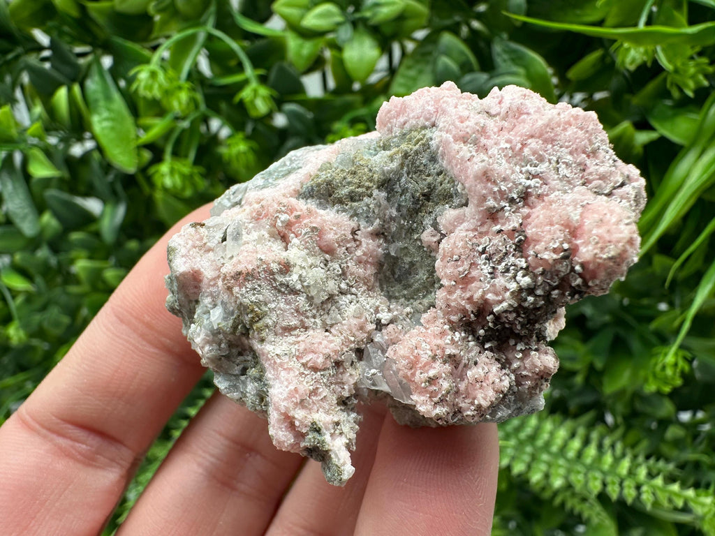 Pink Rhodochrosite Crystal: Starnica Mine, Bulgaria, Home Decor