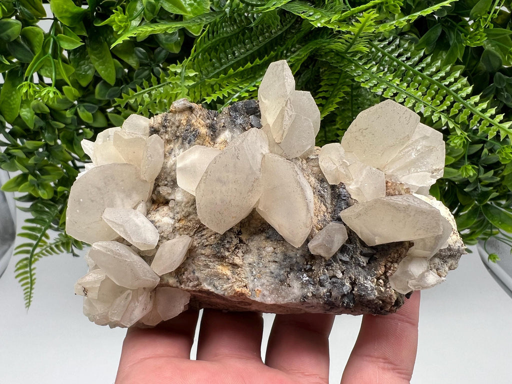 Natural Calcite Cluster: Bulgaria Mineral Specimen, Home Decor Stone