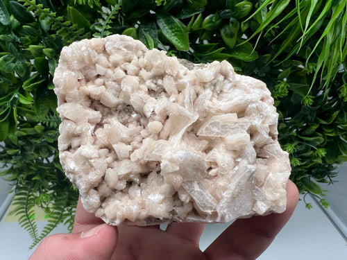 Apophyllite Stilbite Chalcedony Specimen, India Minerals, Crystal Stone