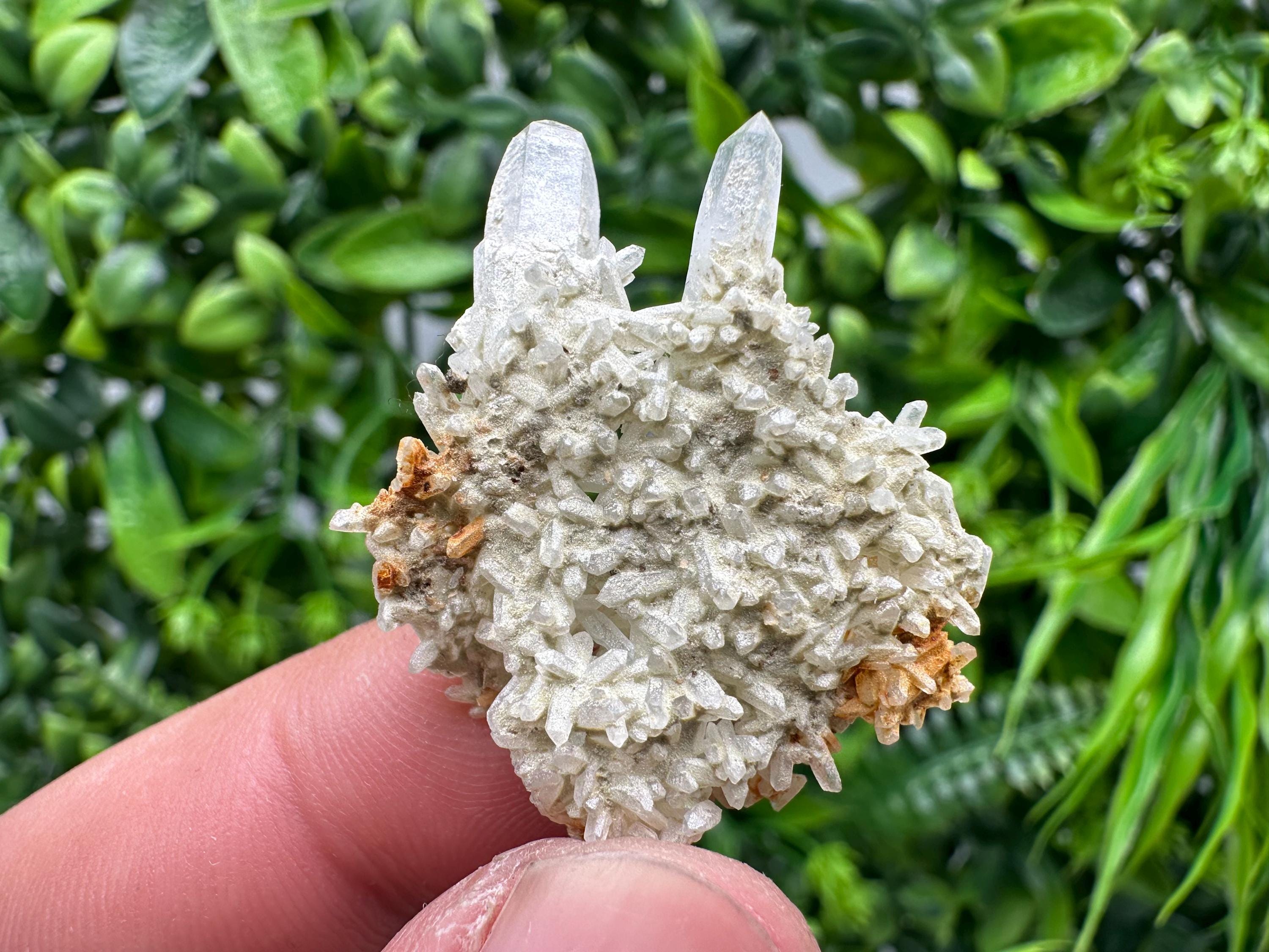 Quartz with Limonite, Natural Mineral Specimen