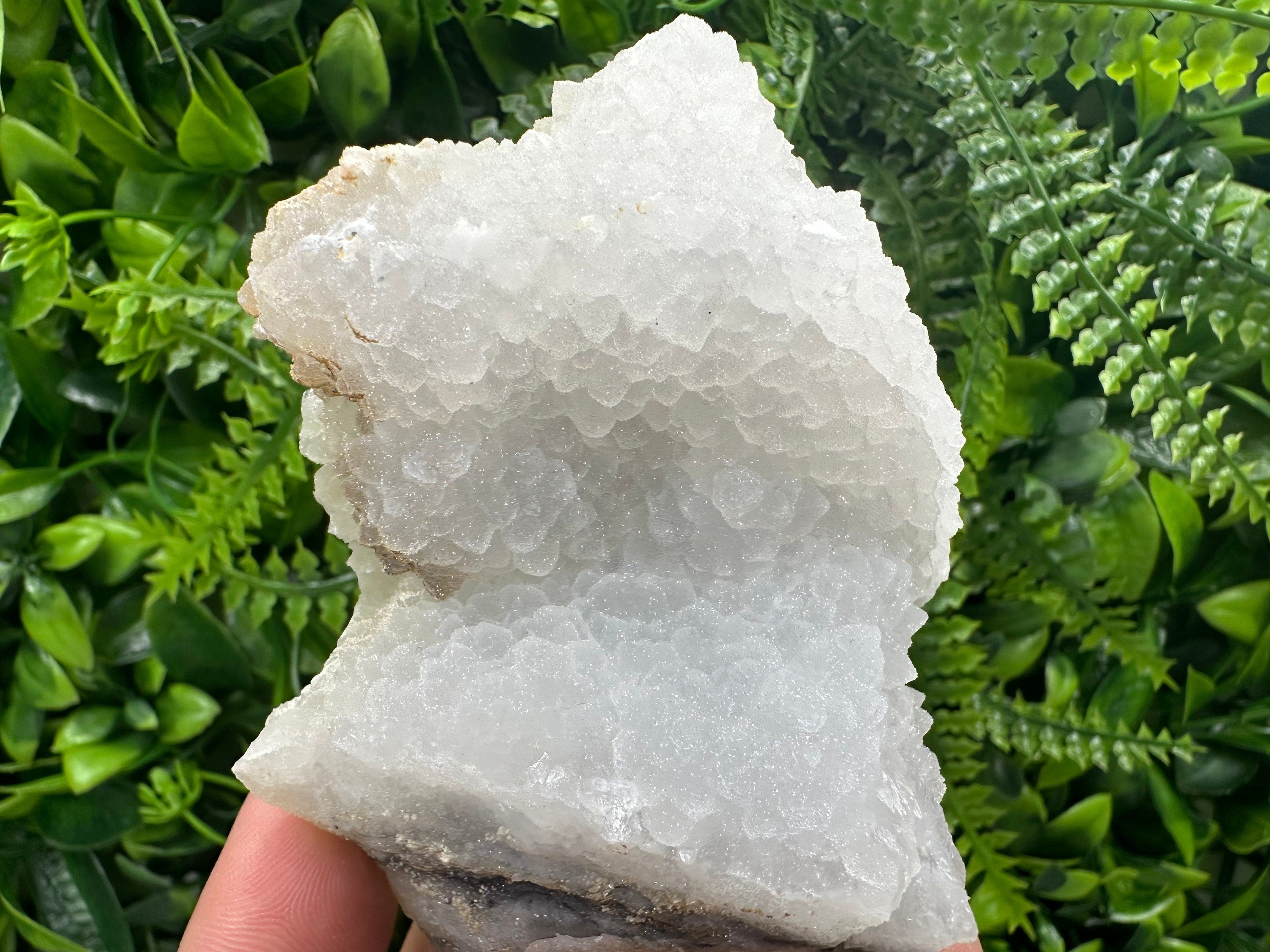Chlorite Chalcedony Quartz Cluster, Madan Bulgaria