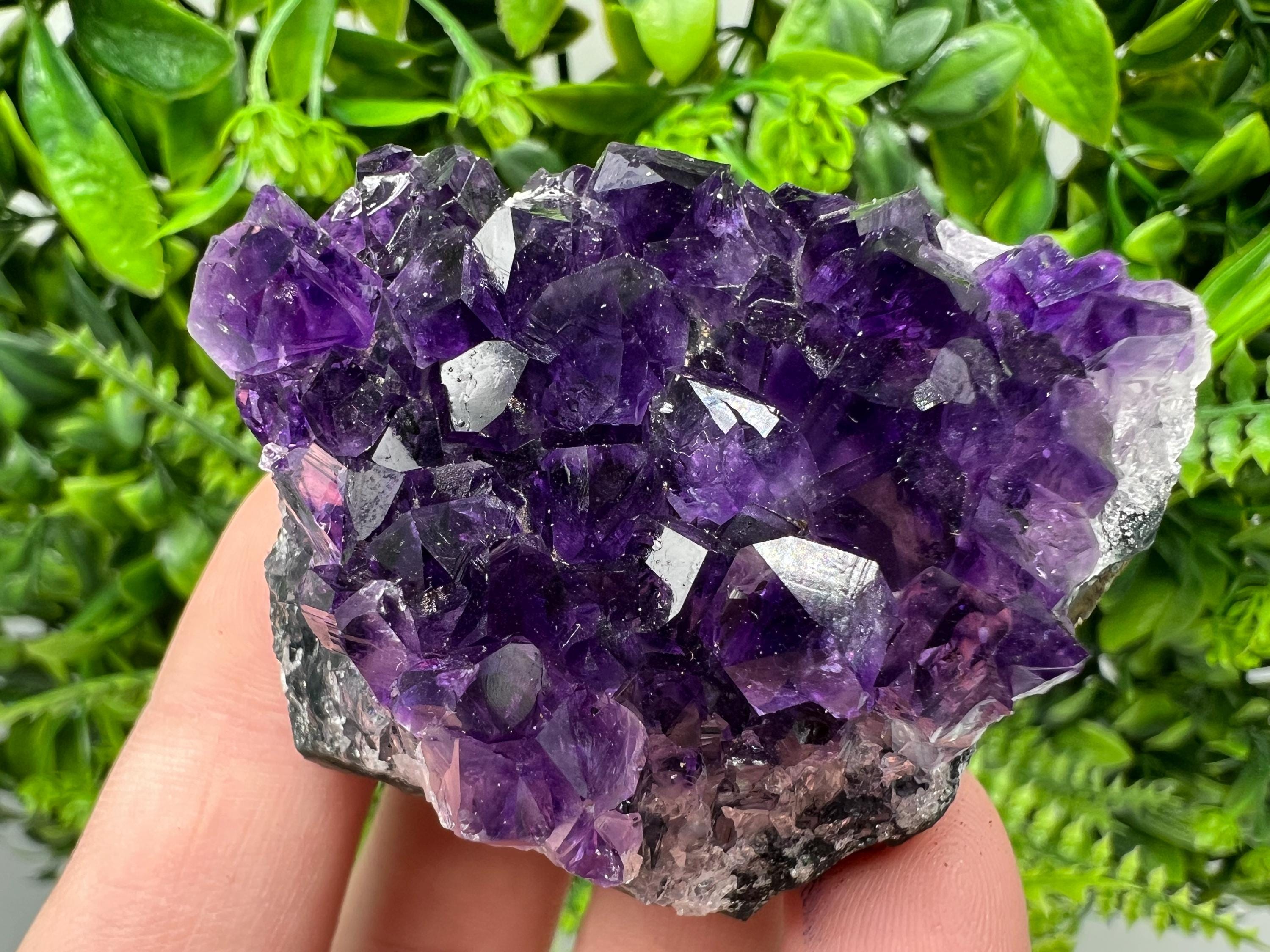 Purple Amethyst Crystal from Uruguay: Natural Energy Stone