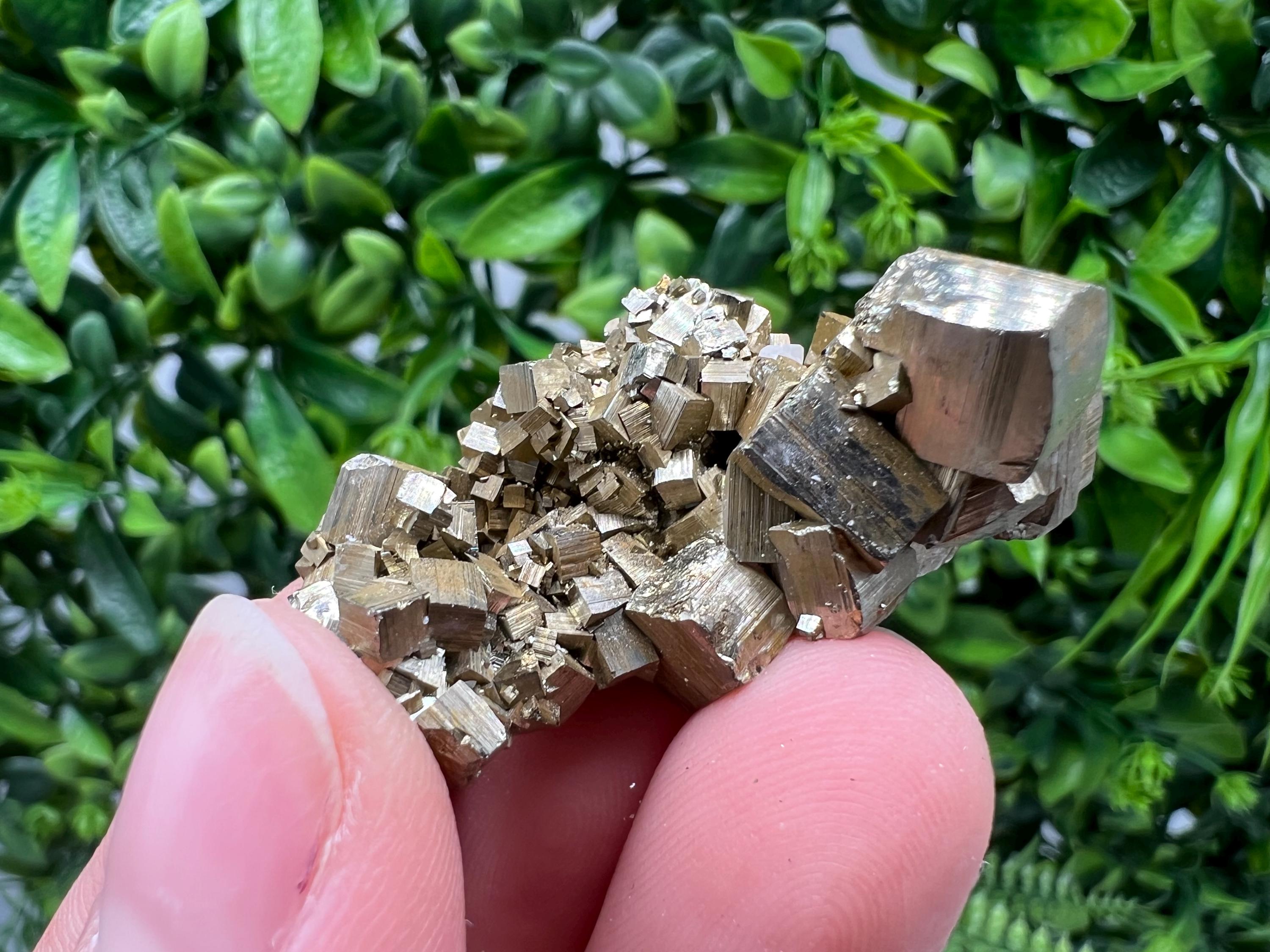 Wonderful Rainbow Pyrite whit Calcite,natural minerals souvenir Crystal,collection stone,rare minerals,home decor,Borieva Bulgaria