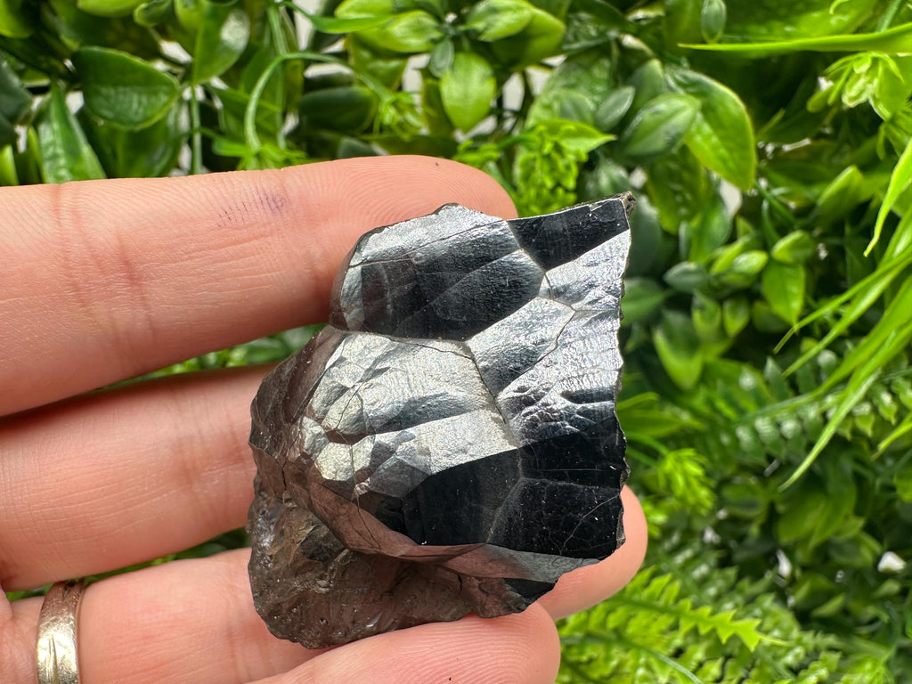Moroccan Black Botryoidal Hematite Specimen, Chakra Reiki Crystal
