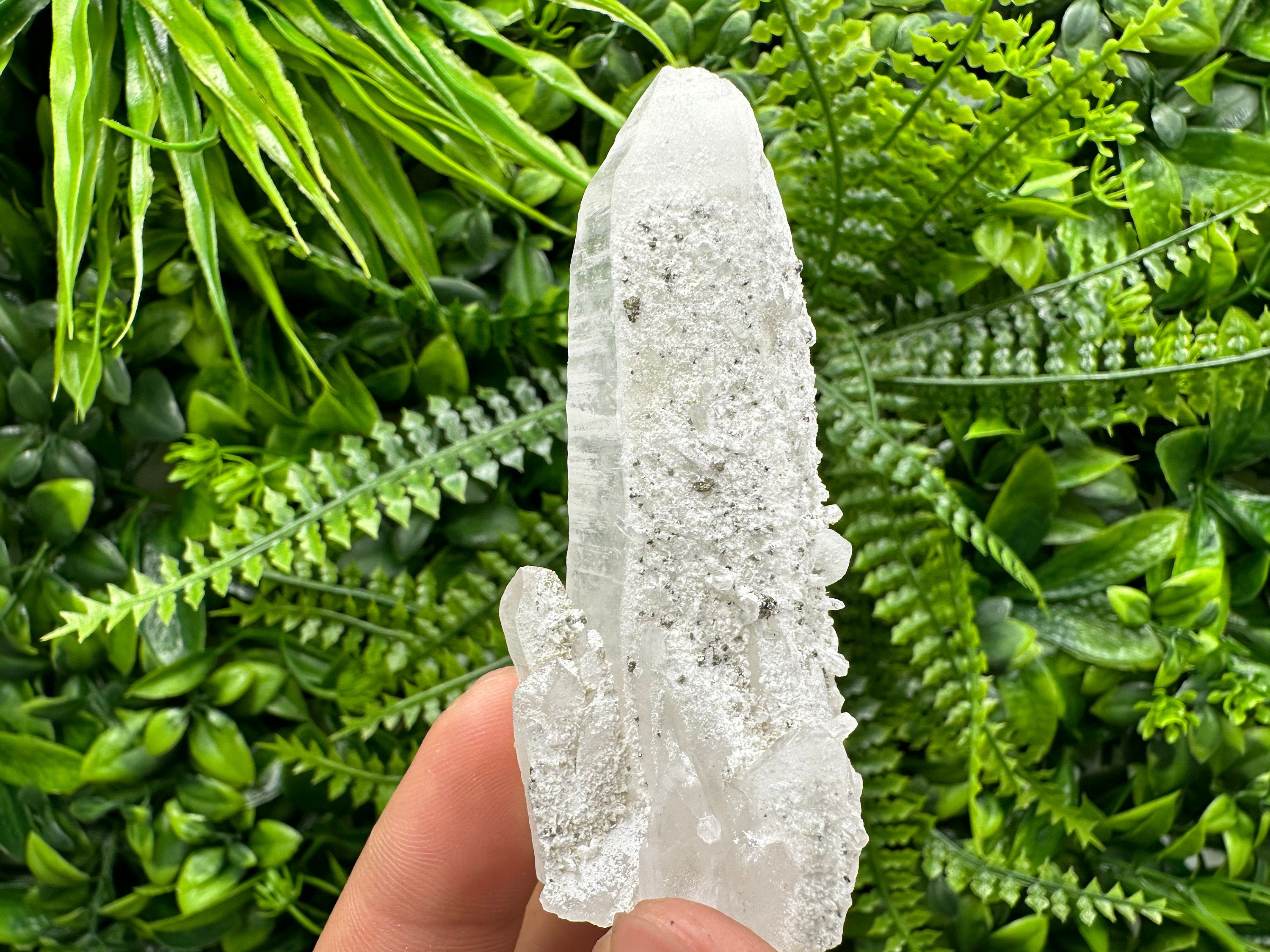 Transparent Quartz with Pyrite, Krushev dol Mine, Bulgaria