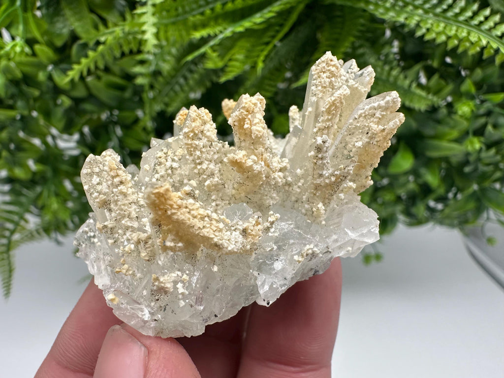 Quartz with Calcite Mineral Specimen, Krushev dol Mine, Bulgaria